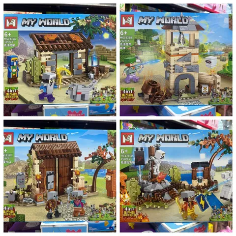 Đồ Chơi Lắp Ráp My World 4in1 - Bộ 4 Phân Loại MG1335A, MG1335B, MG1335C, MG1335D - Phát Triển Sáng Tạo Cho Trẻ Em Từ 6 Tuổi
