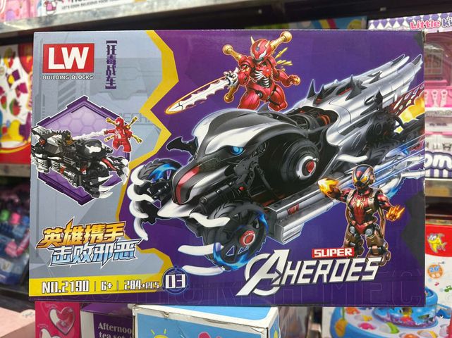 Đồ chơi lắp ráp chủ đề siêu anh hùng Avengers có 4 phân loại 2190-12190-2 2190-3 2190-4