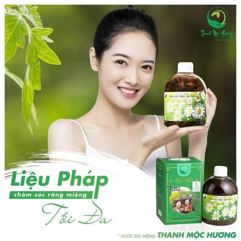 Nước Súc Miệng Thanh Mộc Hương 500ml - Giúp Giảm Sâu Răng, Khử Mùi Hôi Miệng Tự Nhiên, Bảo Vệ Răng Miệng Hiệu Quả