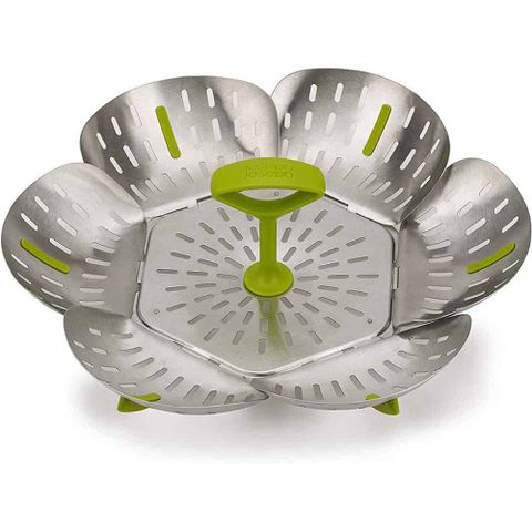 Vỉ Hấp Inox Joseph Joseph Bloom 45033 - Dụng Cụ Nấu Ăn Tiện Lợi, Thiết Kế Sáng Tạo với Chất Liệu Cao Cấp, Chịu Nhiệt đến 270°C