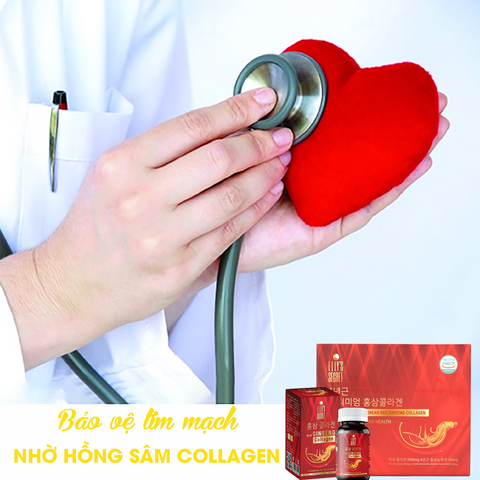 Viên uống Hồng Sâm Hàn Quốc Red Ginseng Collagen 60 viên-Hàn Quốc