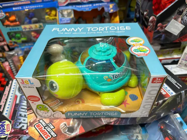 Đồ Chơi Con Rùa Đẻ Trứng Funny Tortoise Chạy Pin Có Đèn Âm Thanh - Quà Tặng Trẻ Em Thú Vị và Độc Đáo