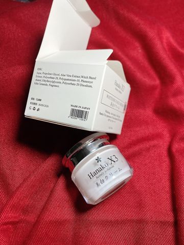 Kem Dưỡng Trắng Da Mặt Hanako X3 12g - Chống Nắng, Bổ Sung Collagen, Vitamin C & E - Giúp Da Trắng Sáng, Khỏe Mạnh