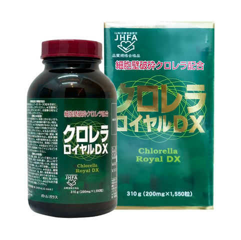 Tảo Lục Hoàng Gia Chlorella Royal DX Nhật Bản - Hộp 1550 Viên, Thực Phẩm Chức Năng Bồi Bổ Sức Khỏe, Tăng Cường Đề Kháng