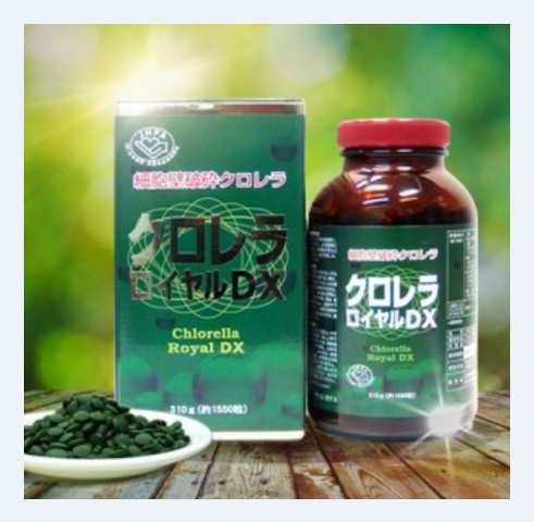 Tảo Lục Hoàng Gia Chlorella Royal DX Nhật Bản - Hộp 1550 Viên, Thực Phẩm Chức Năng Bồi Bổ Sức Khỏe, Tăng Cường Đề Kháng