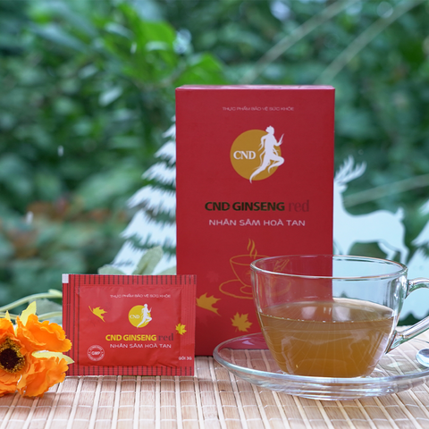 CND Ginseng Red Nhân Sâm Hòa Tan - Tăng Cường Sức Khỏe, Bổ Thận, Giảm Mệt Mỏi (Hộp 30 Gói)