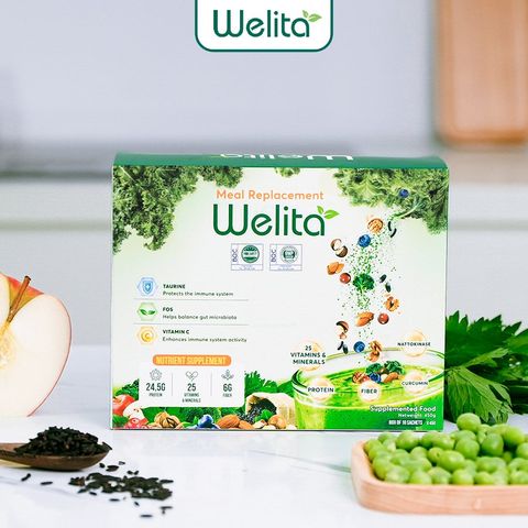 Thực phẩm bổ sung Bữa ăn thay thế Welita – Hộp 20 Gói
