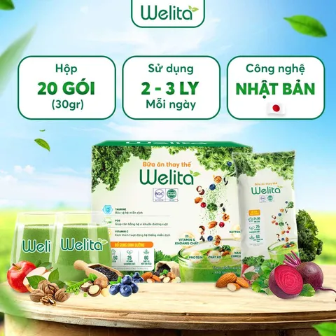  Bữa Ăn Dinh Dưỡng Welita Tốt Cho Người Tim Mạch, Huyết Áp Cao 