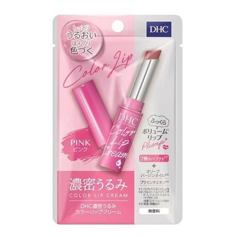 Son Dưỡng Môi DHC Color Lip Cream 1.5g Nhật Bản - Dưỡng Ẩm, Giảm Thâm, Có Màu Đỏ, Hồng, Cam - Sản Phẩm Chăm Sóc Môi Tự Nhiên