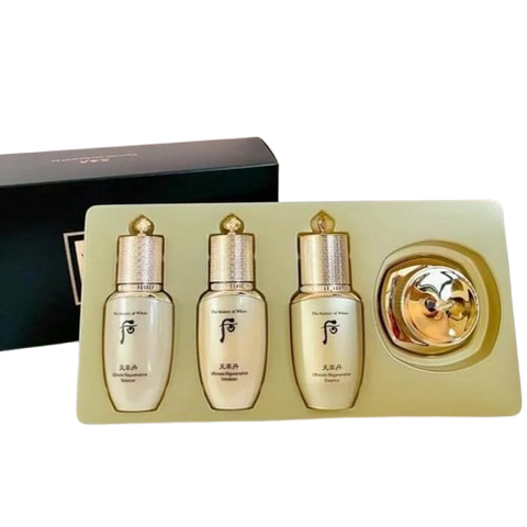 Bộ Dưỡng Da Whoo Tái Sinh Mini - 4 Sản Phẩm Chăm Sóc da Giúp Trẻ Hóa, Sáng Da, Ngăn Ngừa Lão Hóa, Chống Oxy Hóa