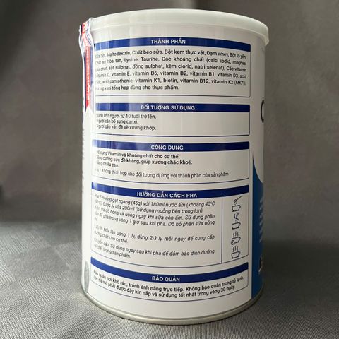 Sữa Bột Nutrimilk Canxi Pro 900g - Bổ Sung Canxi Cho Người Già và Người Lớn, Dinh Dưỡng Cho Xương Khớp Khỏe Mạnh