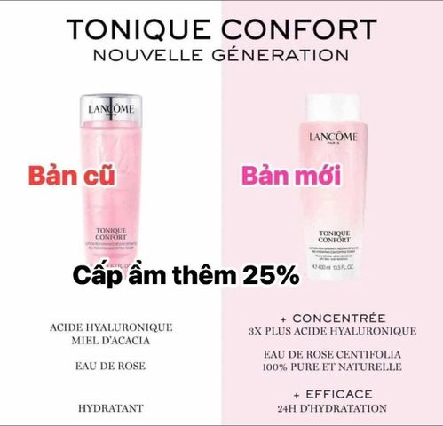 Nước hoa hồng/Toner/Nước cân bằng da Pháp - Lancome