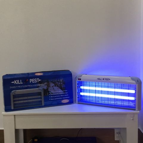 Đèn diệt muỗi IK204 40W - Đèn bắt muỗi hiệu quả cho không gian 100m2, bảo hành 12 tháng, chất liệu nhựa nhôm bền đẹp