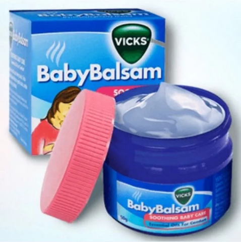 Dầu Vicks Baby Balsam - Dầu bôi ấm ngực cho bé