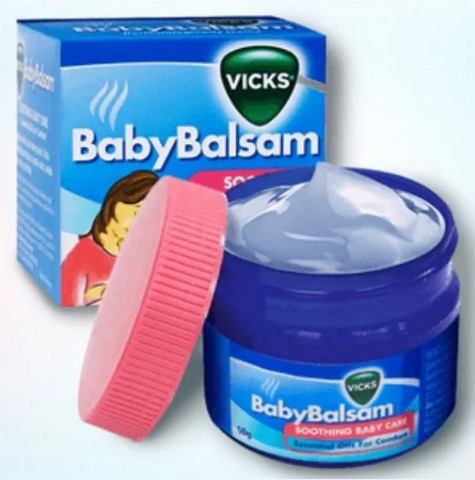 Dầu Vicks Baby Balsam - Dầu bôi ấm ngực cho bé