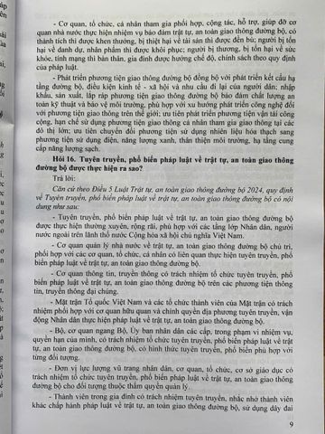 Xử phạt vi phạm hành chính về trật tự, a n toàn giao thông trong lĩnh vực giao thông đường bộ