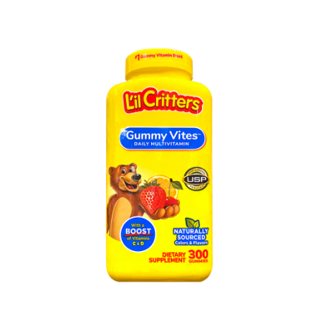 Kẹo Dẻo Vitamin tổng hợp Lil Critter Gummy Vites 300v