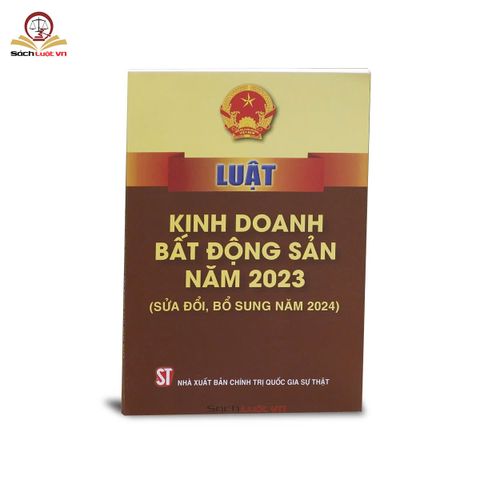 Combo 3 Cuốn Luật Đất đai, Luật Nhà ở, Luật Kinh doanh bất động sản (sửa đổi, bổ sung năm 2024, có hiệu lực thi hành từ ngày 01/8/2024)