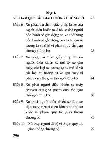 Nghị định 168/2024/NĐ-CP - Quy định xử phạt vi phạm giao thông đường bộ và trừ điểm giấy phép lái xe - Sách luật bổ ích cho mọi tài xế