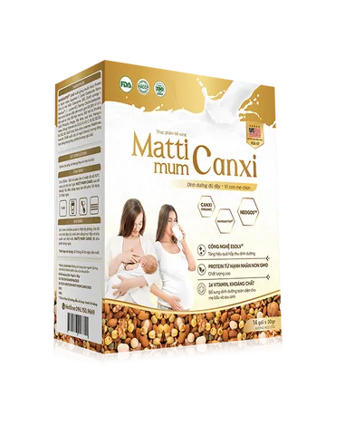 Combo 3 Hộp Sữa Matti Mum Canxi bổ sung canxi cho mẹ bầu và sau sinh