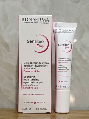Kem Dưỡng Mắt Bioderma Sensibio Eye 15ml - Giảm Bọng Mắt, Mờ Nếp Nhăn, Chăm Sóc Da Nhạy Cảm, Dưỡng Ẩm Chuyên Sâu