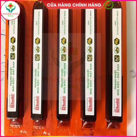 Siro Thanh Nhiệt Tiêu Độc Ích Nhi - Hỗ Trợ Giải Độc, Mát Gan, Giảm Mẩn Ngứa, Nhiệt Miệng - Hộp 20 Ống 10ml