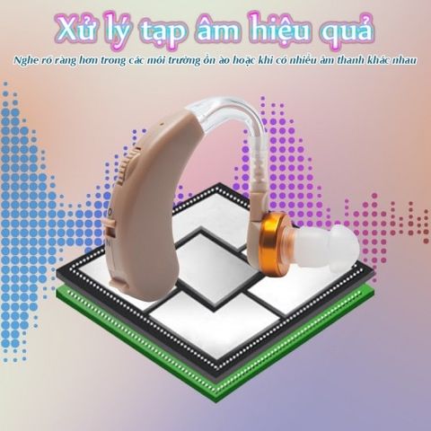 Máy Trợ Thính Đeo Vành Tai Axon F-138 - Khuếch Đại Âm Thanh 130dB, Thiết Kế Nhỏ Gọn, Thích Hợp Cho Người Già và Trẻ Em