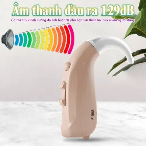 Máy Trợ Thính Không Dây Mini Axon F-998 - Âm Thanh Trong Trẻo, Bộ Lọc Tiếng Ồn, Thiết Kế Gọn Nhẹ, Dành Cho Người Già và Trẻ Em