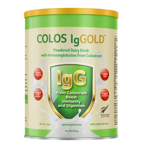 Sữa non Colos IgGold hỗ trợ tăng cường sức đề kháng khỏe mạnh