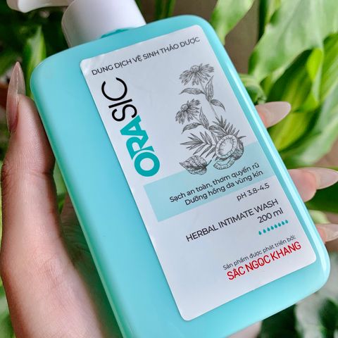 Dung dịch vệ sinh phụ nữ ORASIC Sắc Ngọc Khang - Chăm sóc vùng kín, dưỡng ẩm tự nhiên, khử mùi hôi, bảo vệ sức khỏe phụ khoa