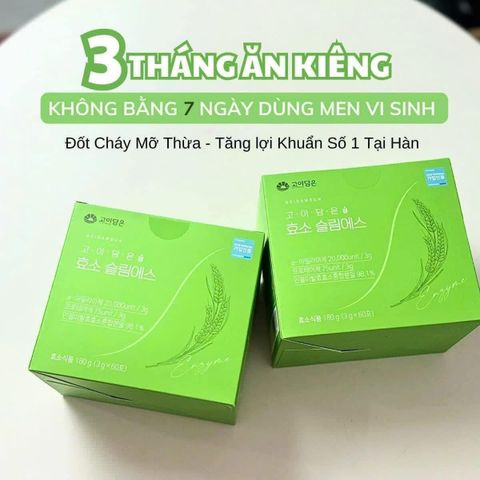 Bột giảm cân Goidameun Enzyme Slim 60 gói - Hỗ trợ tiêu hóa, giữ dáng, hương vị thơm ngon từ ngũ cốc và trái cây tự nhiên.