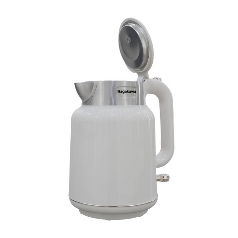 Ấm Siêu Tốc Nagakawa NKT2668 - Dung Tích 1.7L, Inox 304, Đun Nước Nóng Nhanh, Thiết Kế Sang Trọng, Tiện Ích Tối Ưu, Bảo Hành 12 Tháng