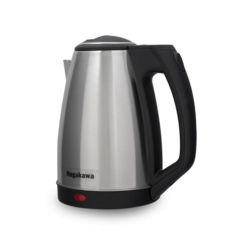 Ấm Siêu Tốc Nagakawa NAG0308 (1.8L) - Bình Đun Nước Inox Tự Ngắt Điện, Tận Dụng Tiện Ích Pha Trà, Nấu Ăn, Bảo Hành 12 Tháng