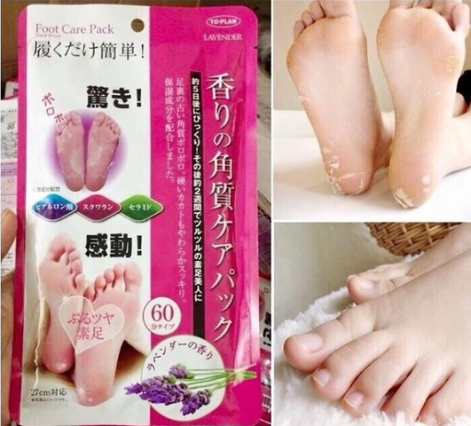 Bộ Ủ Tẩy Tế Bào Chết Da Chân To Plan Lavender Foot Care Pack - Chăm Sóc Chân Từ Nhật Bản, Mềm Mại và Nguyên Liệu Tự Nhiên.