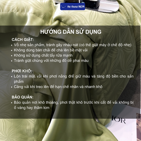 Combo chăn ga gối 5 món Hệ Thống Nệm Set bộ vỏ chăn ga ra gối nệm đệm 5 món lụa tencel vân chìm trải phủ giường êm ái