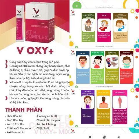 V Oxy+ - Thực phẩm chức năng tăng cường oxy, năng lượng và sức khỏe toàn diện - Hỗ trợ hô hấp và phục hồi năng lượng hiệu quả
