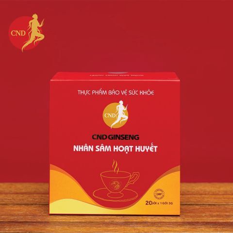 Sâm CND Ginseng Hoạt Huyết hỗ trợ tuần hoàn não.