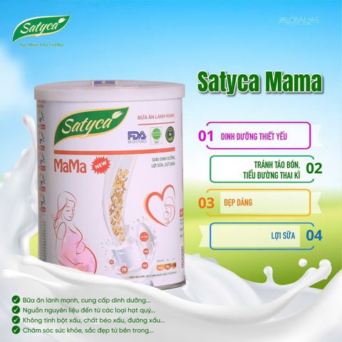 Sữa hạt Satyca Mama – Dinh dưỡng cho con, giữ dáng cho mẹ