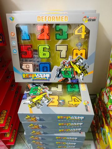 Đồ Chơi Lắp Ráp Robot Chữ Số Deformed Letters - Phát Triển Tư Duy Sáng Tạo Cho Trẻ Em - Chất Liệu An Toàn, Dễ Lắp Ráp