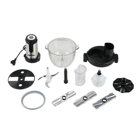Máy Xay Thịt Đa Năng Nagakawa NAG0822 - 6 Chức Năng, Cối Thủy Tinh 2L, Động Cơ Mạnh Mẽ, Bảo Hành 12 Tháng, Tiện Dụng Trong Bếp
