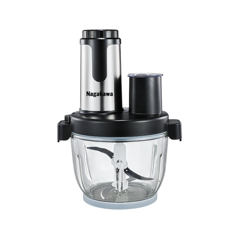 Máy Xay Thịt Đa Năng Nagakawa NAG0822 - 6 Chức Năng, Cối Thủy Tinh 2L, Động Cơ Mạnh Mẽ, Bảo Hành 12 Tháng, Tiện Dụng Trong Bếp