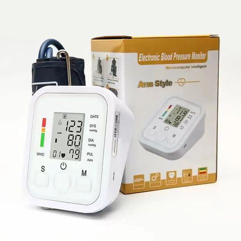 Máy Đo Huyết Áp Bắp Tay Electronic - Thiết Bị Chính Xác, Dễ Dùng, 99 Bộ Nhớ, Thông Minh, Bảo Vệ Quá Áp, LCD Rõ Ràng