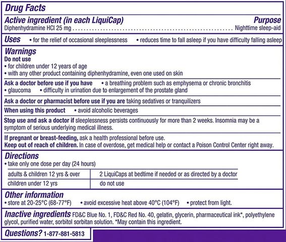 Viên uống hỗ trợ giấc ngủ  Vicks Nyquil ZzzQuil Nighttime Sleep Aid 24 viên, Mỹ