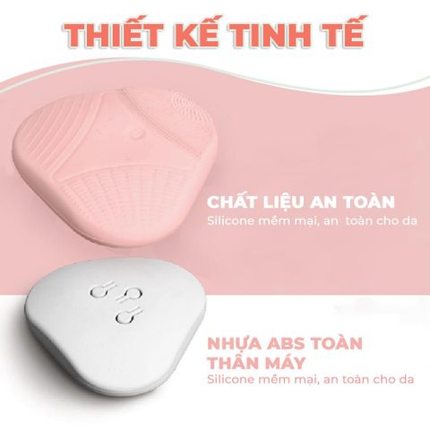 Máy Rửa Mặt Silicone AINI 4IN1 - Làm Sạch Lỗ Chân Lông & Tạp Chất - Công Nghệ Đa Rung Động Chống Thấm Nước, Sạc USB