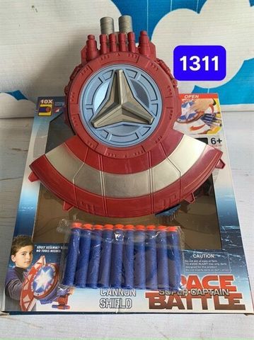 Đồ Chơi Khiên Captain America Có Đèn & Âm Thanh - Đồ Chơi Siêu Anh Hùng Cho Trẻ Em, Kích Thích Sáng Tạo Và Vận Động