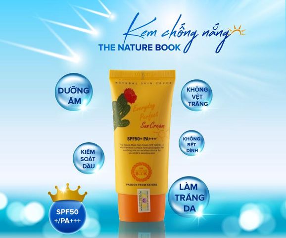 Kem Chống Nắng Everyday Nature Book SPF50+ PA+++ - Bảo Vệ Da, Bật Tone Mặt Nâng Cấp Tự Nhiên, Hàn Quốc Chính Hãng