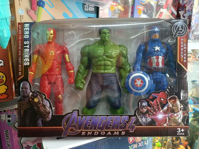 Mô Hình Đồ Chơi Siêu Nhân Avengers - Hulk, Iron Man, Captain America 22cm Cho Trẻ Em Sáng Tạo và Vui Vẻ