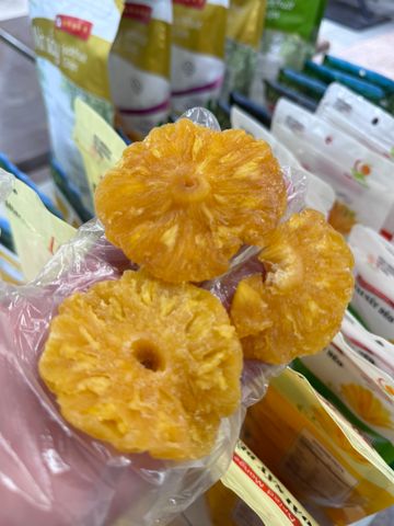 Thơm Sấy Dẻo Tự Nhiên 100G - Ngon, Dai, Chua Ngọt Không Khô, Quà Tặng Thích Hợp - Viza Food