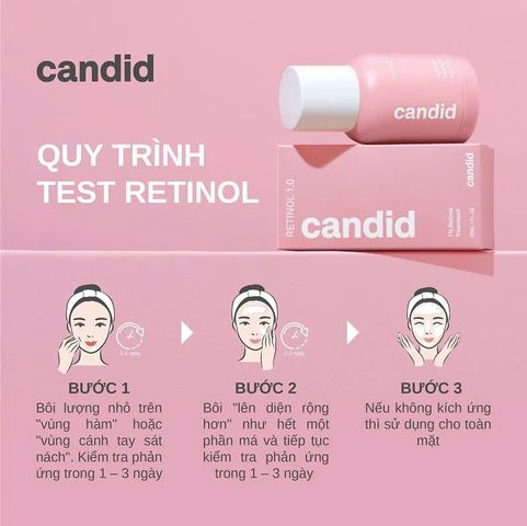 Tinh Chất Candid Retinol 0.5 - Serum Giảm Nếp Nhăn, Căng Bóng Da, Cải Thiện Độ Đàn Hồi, Dưỡng Da Sáng Khỏe 30ml