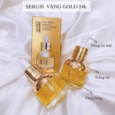 AMPOUL TINH CHẤT VÀNG 24K NATURE BOOK
